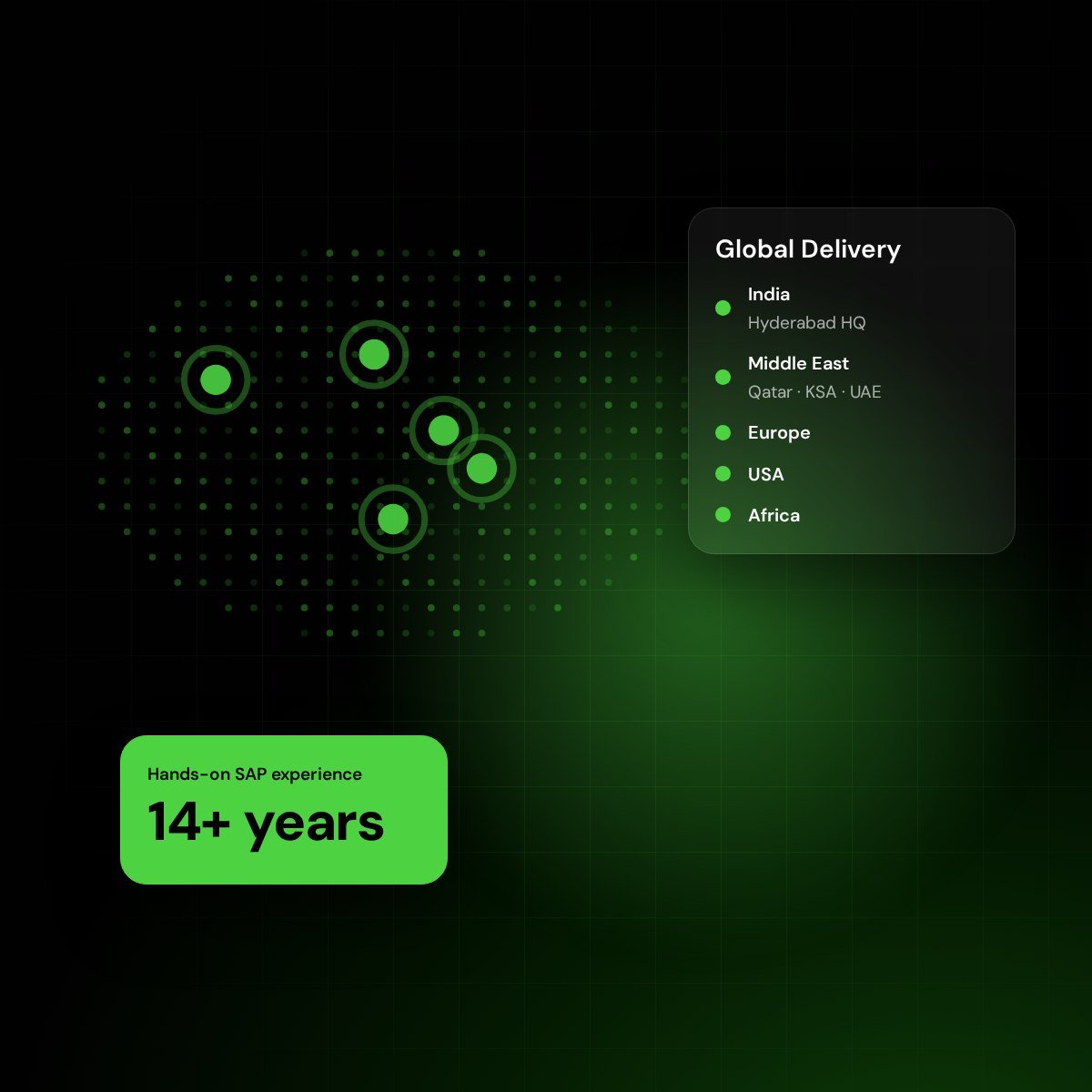 Global delivery illustration